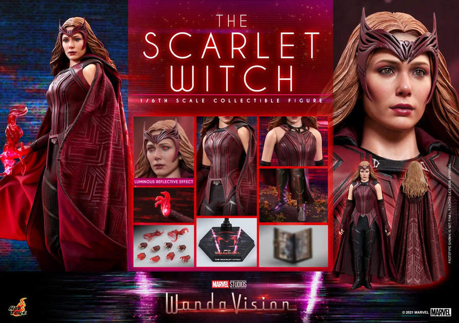Marvel Hot Toys Wandavision The Scarlett Witch 1:6 Scale Action Figure TMS036 Pre-Order
