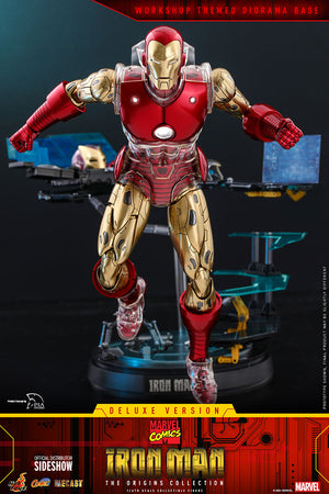 Marvel Hot Toys Iron Man Origins Deluxe Diecast 1:6 Scale Action Figure CMS08D38 Pre-Order