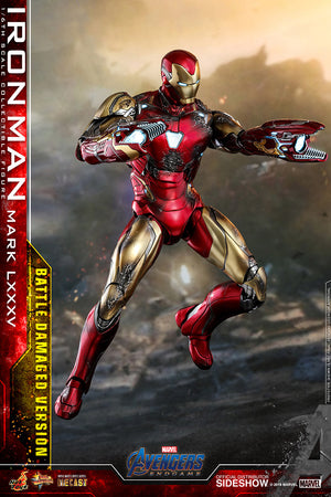 Marvel Hot Toys Avengers Endgame Battle Damaged Iron Man Mark LXXXV Diecast 1:6 Scale Action Figure MMS543D33