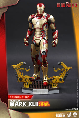 Marvel Hot Toys Iron Man 3 Mark XLII Deluxe Reissue 1:4 Scale Action Figure HOTQS008 Pre-Order