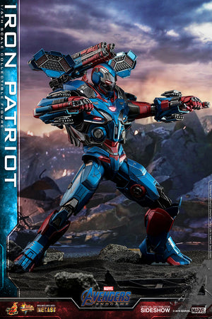 Marvel Hot Toys Avengers Endgame Iron Patriot Diecast 1:6 Scale Action Figure MMS547D34