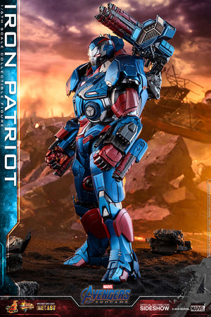 Marvel Hot Toys Avengers Endgame Iron Patriot Diecast 1:6 Scale Action Figure MMS547D34