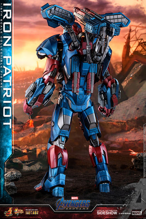 Marvel Hot Toys Avengers Endgame Iron Patriot Diecast 1:6 Scale Action Figure MMS547D34