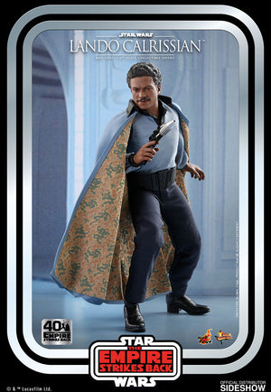 Star Wars Hot Toys Empire Strikes Back 40th Anniversary Lando Calrissian 1:6 Scale Action Figure MMS588