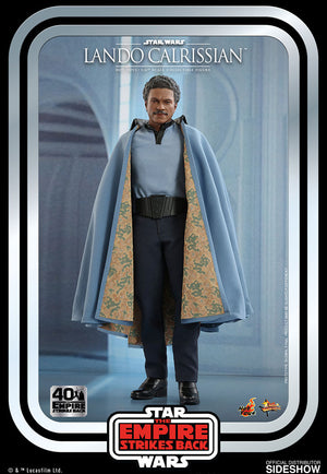 Star Wars Hot Toys Empire Strikes Back 40th Anniversary Lando Calrissian 1:6 Scale Action Figure MMS588