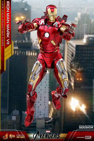 Marvel Hot Toys Avengers Iron Man Mark VII 1:6 Scale Action Figure MMS500D27