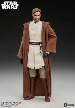 Star Wars Sideshow Collectibles Clone Wars Obi-Wan Kenobi 1:6 Scale Action Figure