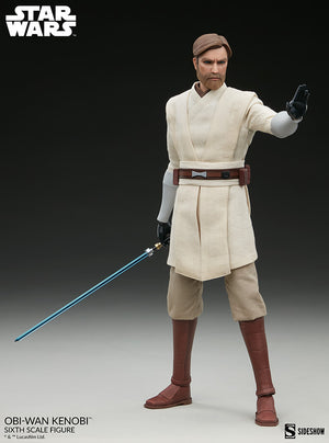 Star Wars Sideshow Collectibles Clone Wars Obi-Wan Kenobi 1:6 Scale Action Figure