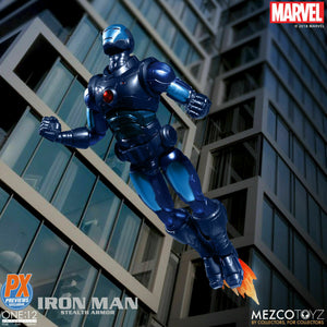Marvel Mezco PX Exclusive Iron Man Stealth Armour One:12 Scale Action Figure