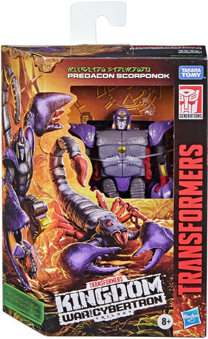 Transformers Kingdom War For Cybertron Deluxe Scorponock Action Figure