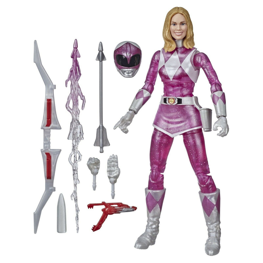 Power Rangers Lightning Collection Exclusive Mighty Morphin Metallic Pink Ranger Action Figure