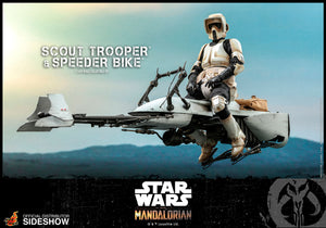 Star Wars Hot Toys The Mandalorian Scout Trooper & Speeder Bike 1:6 Scale Action Figure TMS017