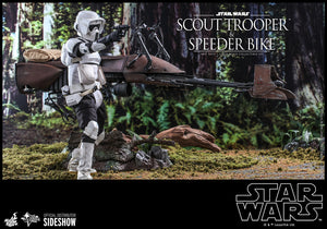 Star Wars Hot Toys Return Of The Jedi Scout Trooper & Speeder Bike 1:6 Scale Action Figure MMS612