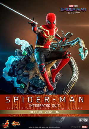 Marvel Hot Toys Spider-Man No Way Home Integrated Suit Deluxe 1:6 Scale Action Figure MMS624 Pre-Order