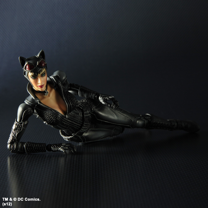 DC Square Enix Play Arts Kai Arkham City Catwoman Action Figure