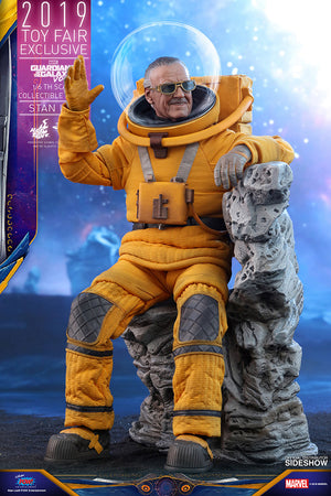 Marvel Hot Toys Exclusive Guardians of the Galaxy Stan Lee 1:6 Scale Action Figure MMS545