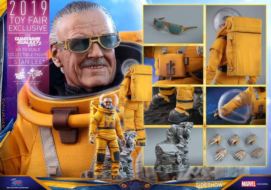 Marvel Hot Toys Exclusive Guardians of the Galaxy Stan Lee 1:6 Scale Action Figure MMS545