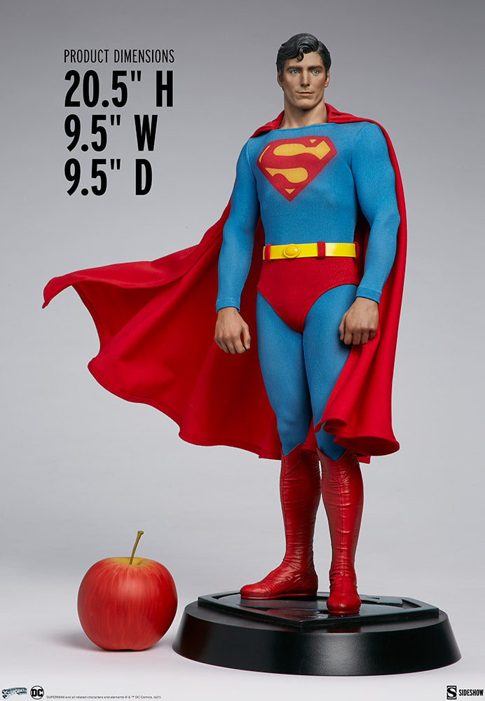 DC Sideshow Collectibles Superman Christopher Reeve Premium Format 1:4 Scale Statue Coming Soon