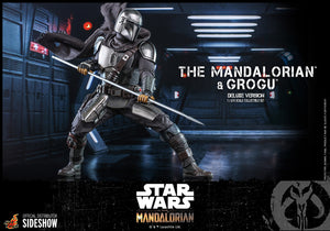 Star Wars Hot Toys Mandalorian & Grogu Deluxe 1:6 Scale Action Figure TMS052 Pre-Order