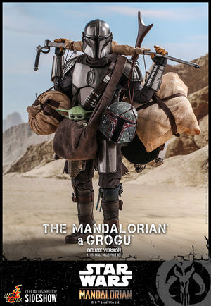 Star Wars Hot Toys Mandalorian & Grogu Deluxe 1:6 Scale Action Figure TMS052 Pre-Order
