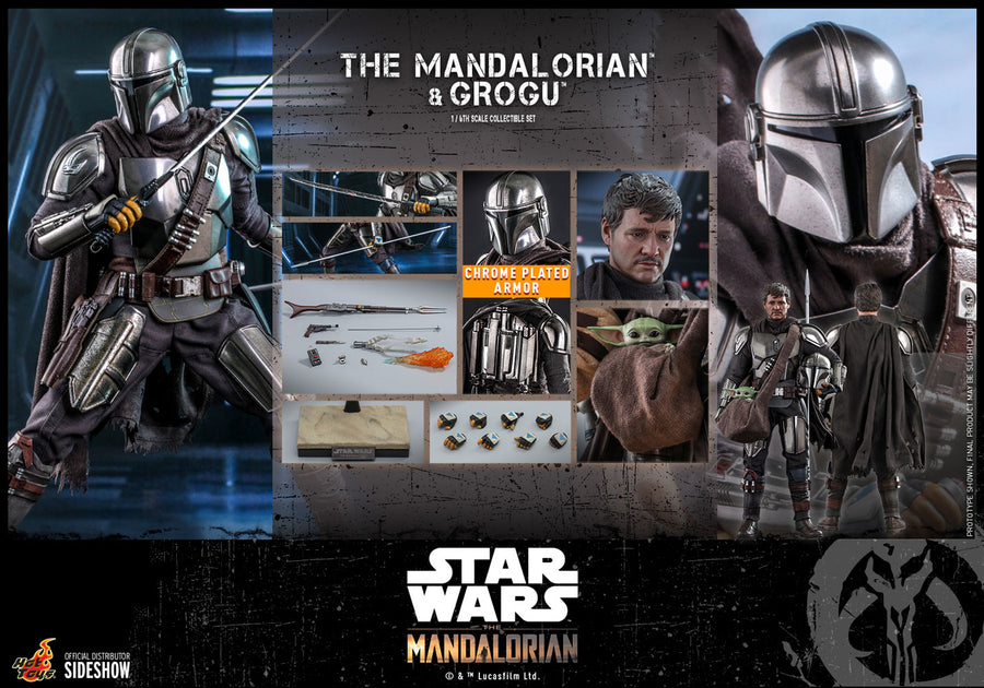 Star Wars Hot Toys Mandalorian & Grogu 1:6 Scale Action Figure TMS051 Pre-Order