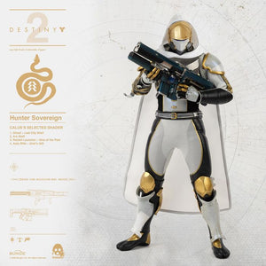 Destiny 2 ThreeZero Hunter Sovereign Calus Selected Shader 1:6 Scale Action Figure