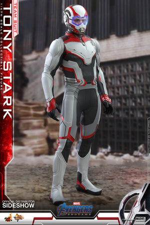 Marvel Hot Toys Avengers Endgame Tony Stark Team Suit 1:6 Scale Action Figure MMS537