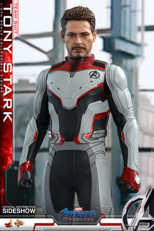 Marvel Hot Toys Avengers Endgame Tony Stark Team Suit 1:6 Scale Action Figure MMS537