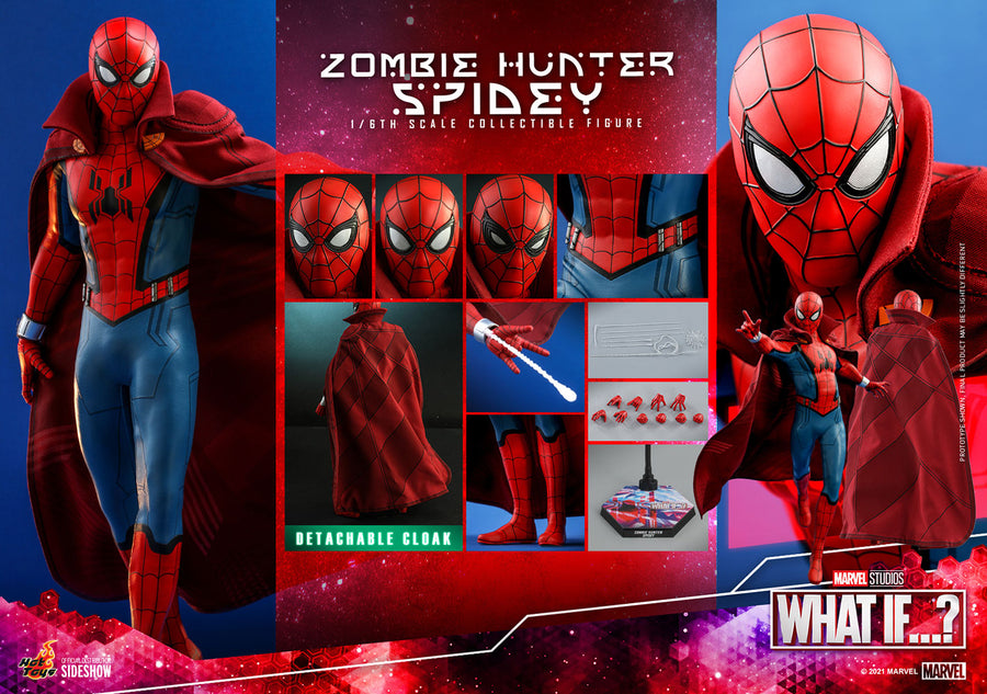 Marvel Hot Toys What If...? Zombie Hunter Spider-Man 1:6 Scale Action Figure TMS058